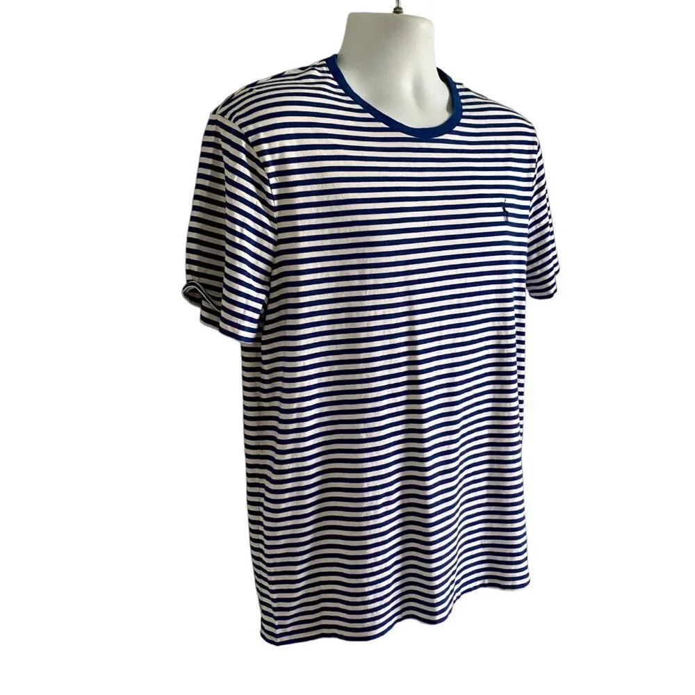 Polo by Ralph Lauren Short Sleeve Cotton Shirt Men's Large Custom Slim Fit